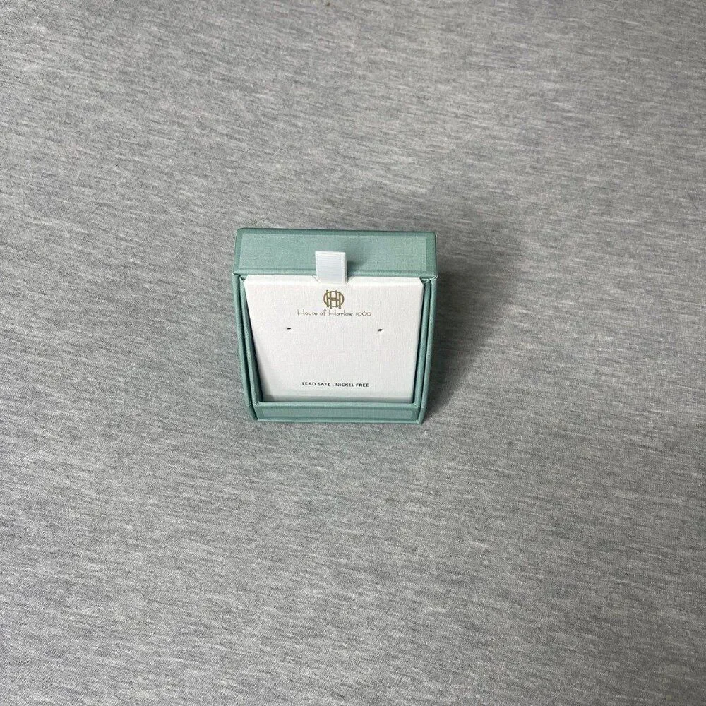 House of Harlow 1960 Jewelry / Earrings Blue Gift Box